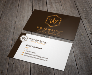 Business Card Design by B. M. BILLAL HOSSAIN for Woodwright Custom Builders LLC | Design: #26703952