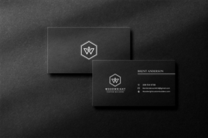 Business Card Design by Lelik_V for Woodwright Custom Builders LLC | Design: #26684966