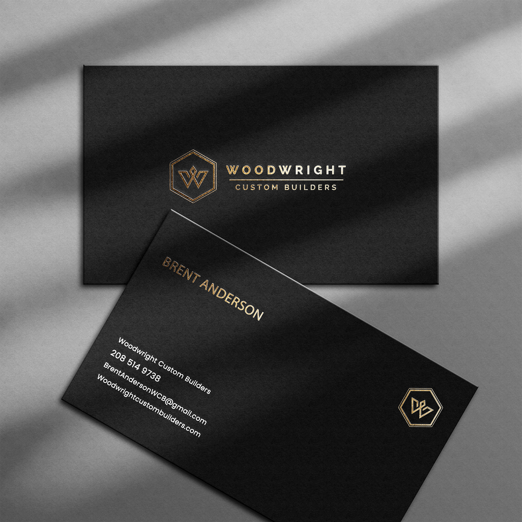 Business Card Design by Lelik_V for Woodwright Custom Builders LLC | Design #26685075