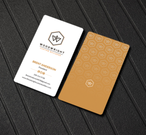 Business Card Design by Musa. A for Woodwright Custom Builders LLC | Design: #26679427
