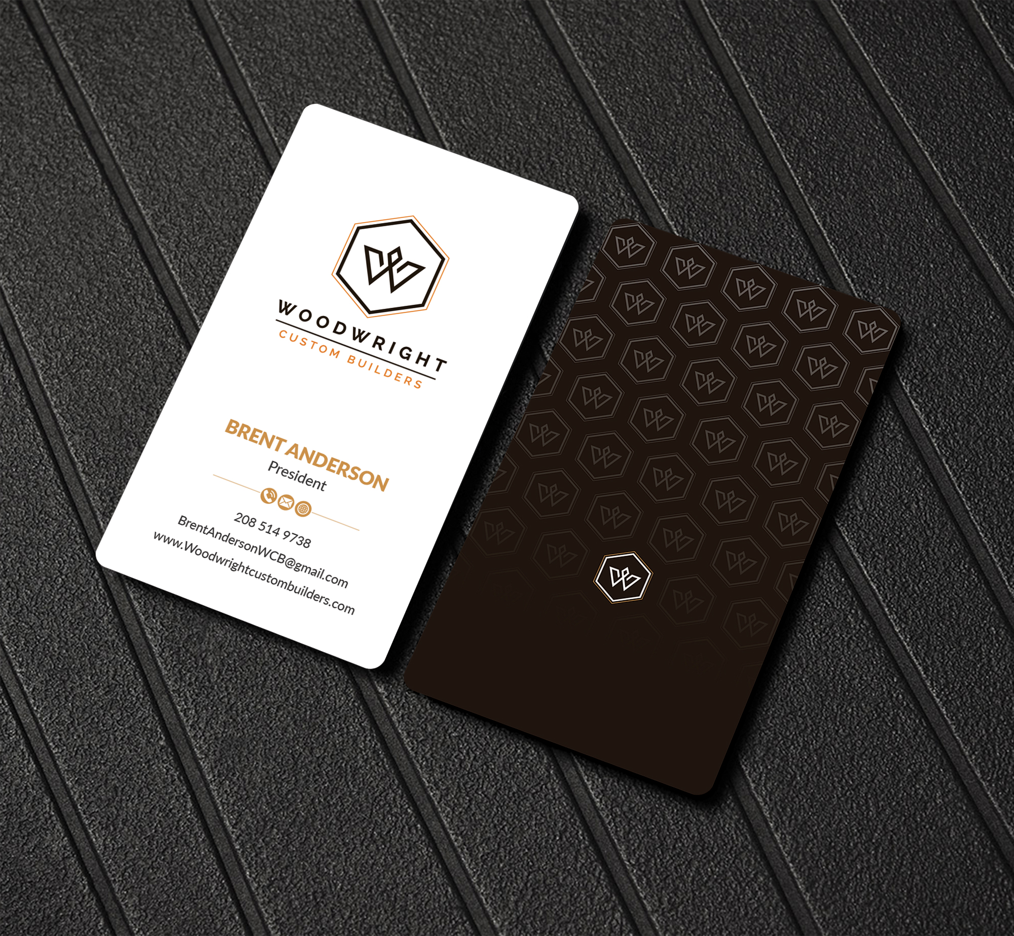 Business Card Design by Musa. A for Woodwright Custom Builders LLC | Design #26679428