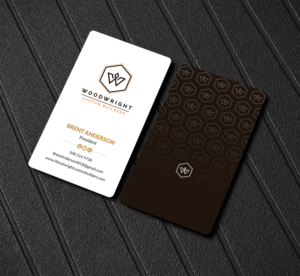Business Card Design by Musa. A for Woodwright Custom Builders LLC | Design: #26679428