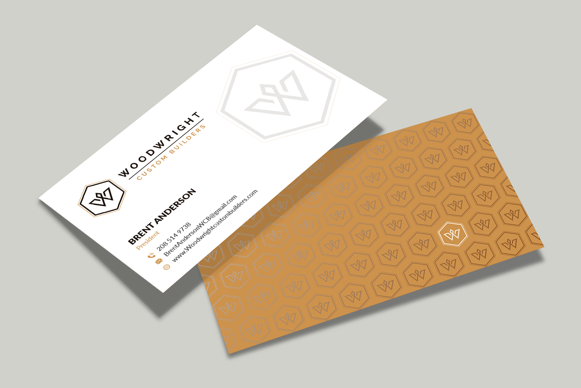 Business Card Design by Musa. A for Woodwright Custom Builders LLC | Design #26679435