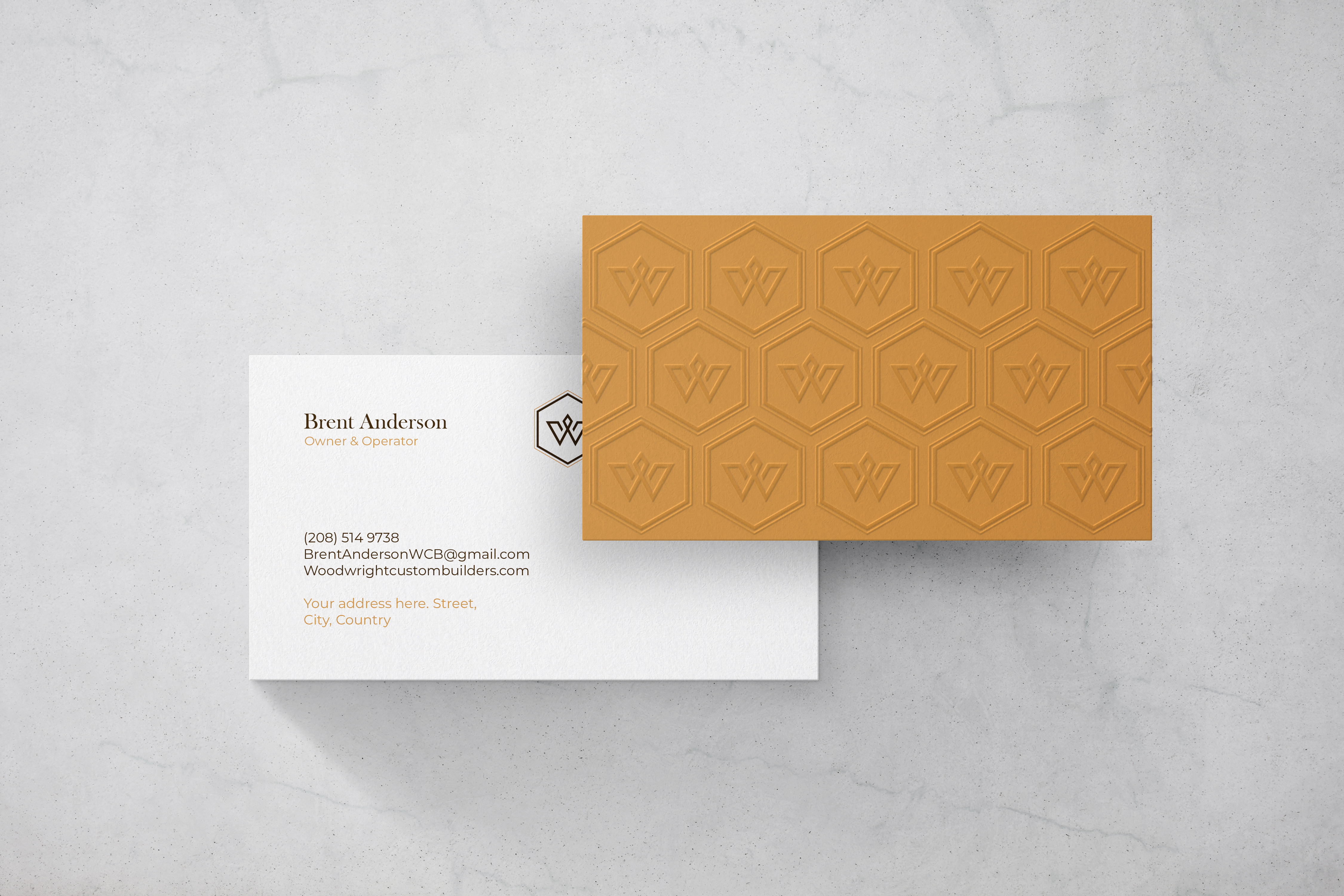 Business Card Design by SyncFuse™ Solutions for Woodwright Custom Builders LLC | Design #26705185