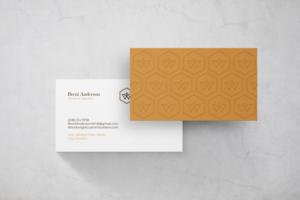 Business Card Design by SyncFuse™ Solutions for Woodwright Custom Builders LLC | Design: #26705185