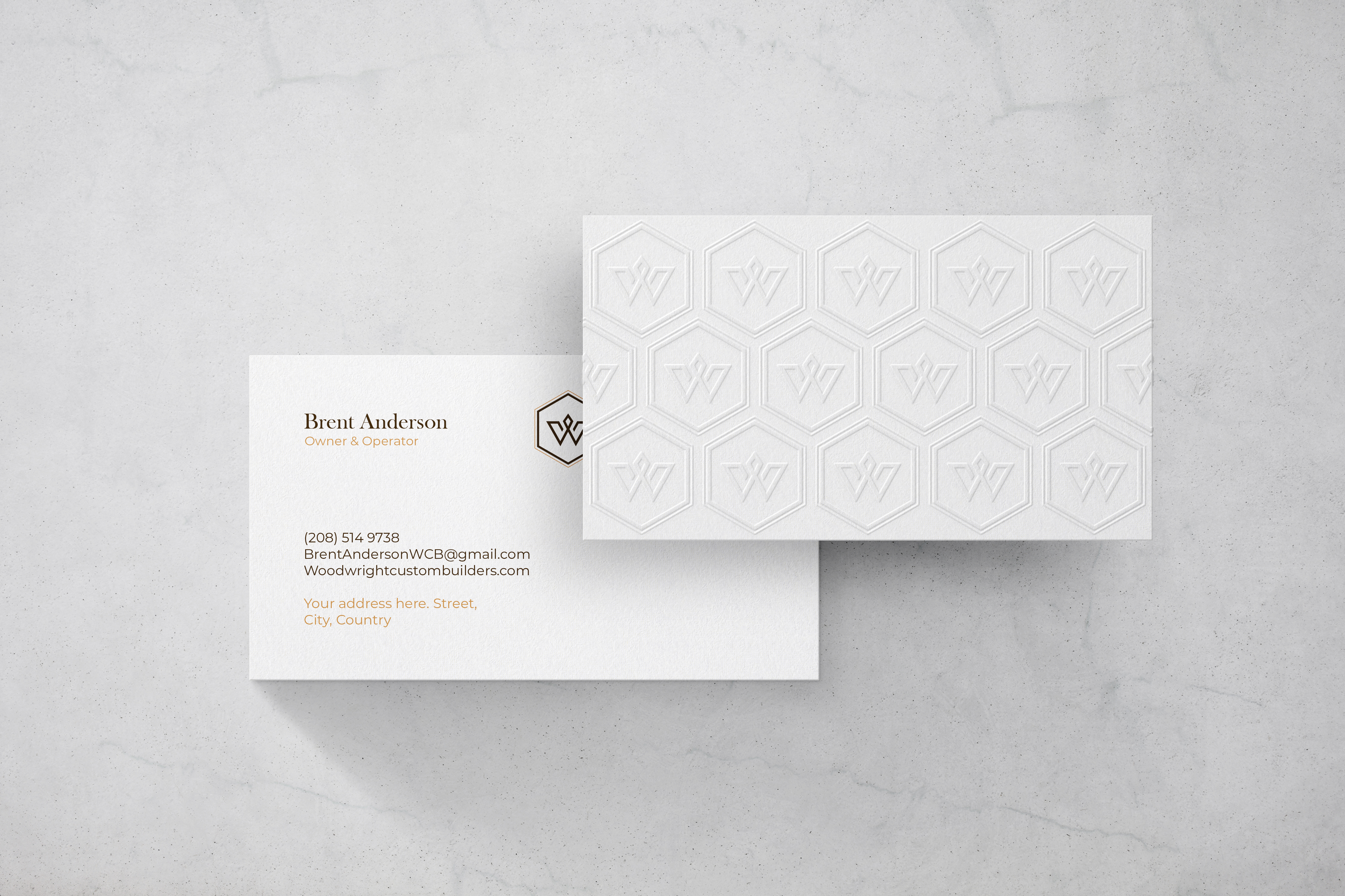 Business Card Design by SyncFuse™ Solutions for Woodwright Custom Builders LLC | Design #26705196