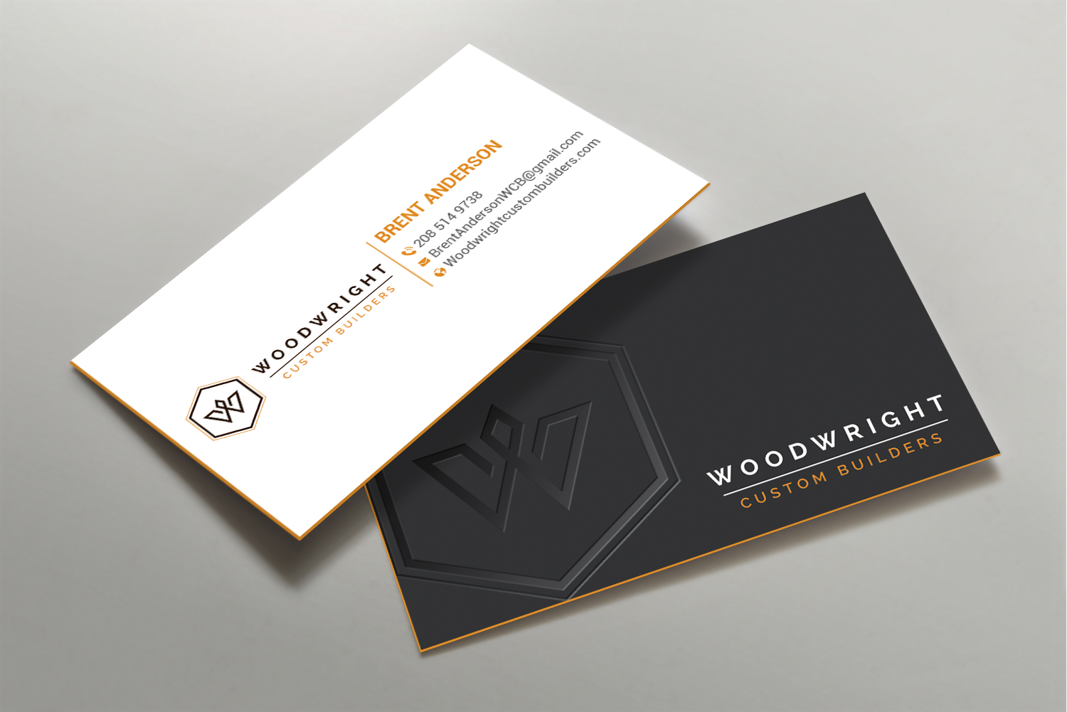 Business Card Design by DesignShout for Woodwright Custom Builders LLC | Design #26654210