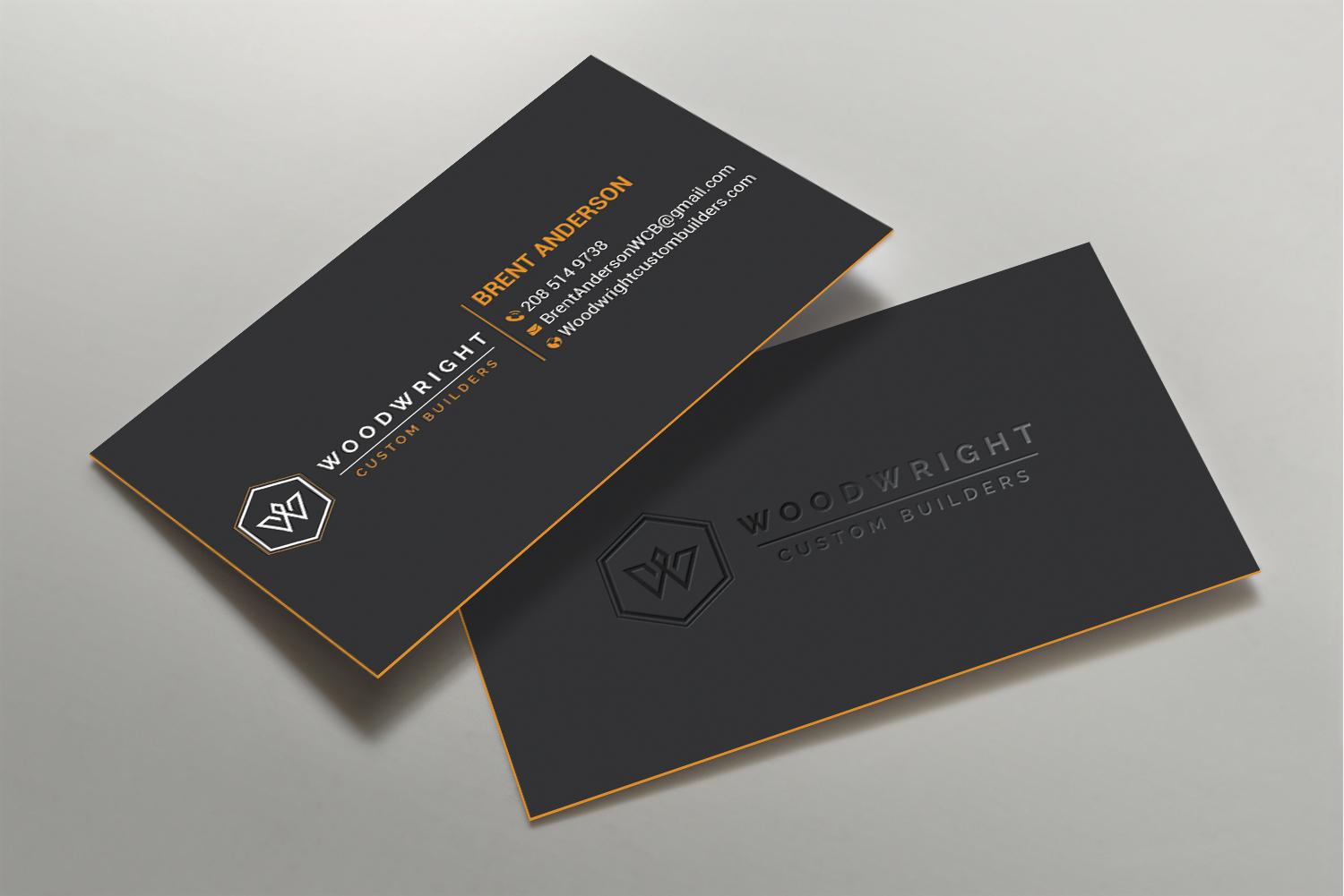 Business Card Design by DesignShout for Woodwright Custom Builders LLC | Design #26654211