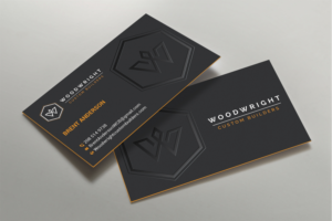 Business Card Design by DesignShout for Woodwright Custom Builders LLC | Design: #26654272