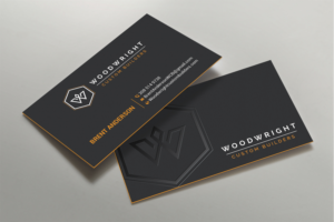 Business Card Design by DesignShout for Woodwright Custom Builders LLC | Design: #26656031