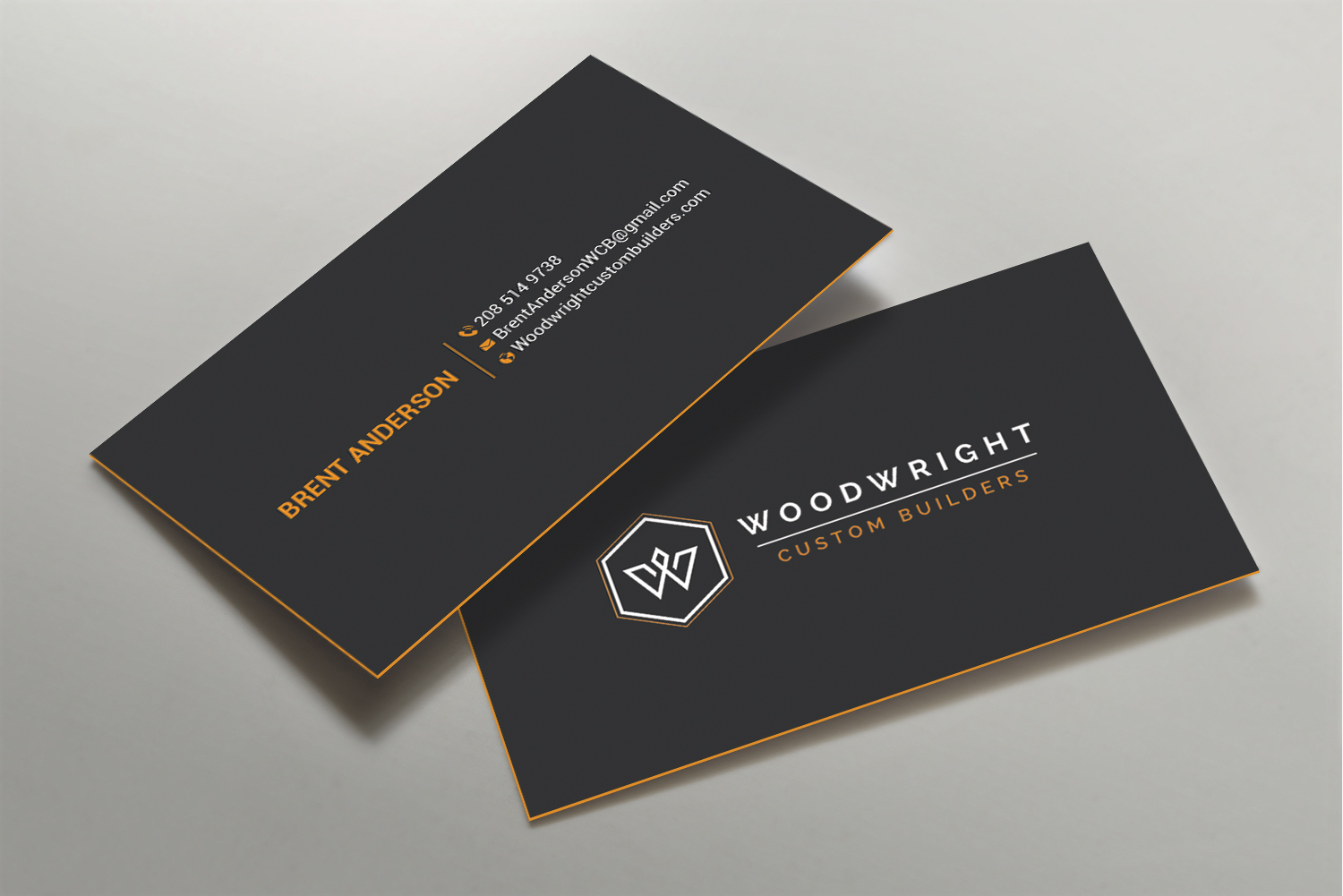 Business Card Design by DesignShout for Woodwright Custom Builders LLC | Design #26656064