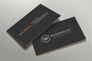 Business Card Design by DesignShout for Woodwright Custom Builders LLC | Design: #26656064