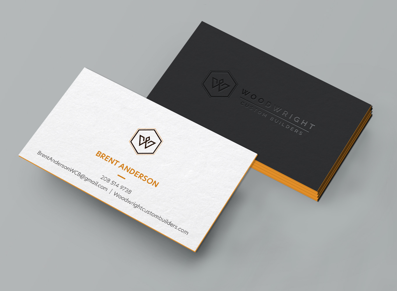 Business Card Design by DesignShout for Woodwright Custom Builders LLC | Design #26656428