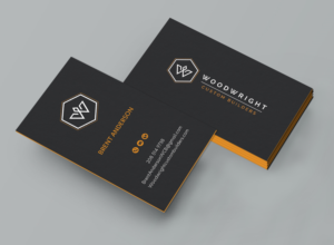 Business Card Design by DesignShout for Woodwright Custom Builders LLC | Design: #26656556