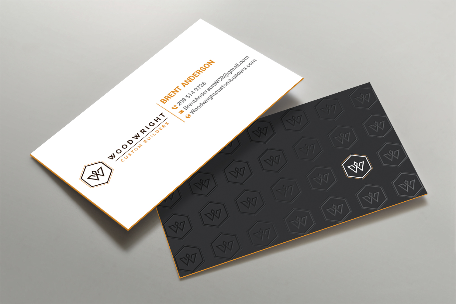 Business Card Design by DesignShout for Woodwright Custom Builders LLC | Design #26687727