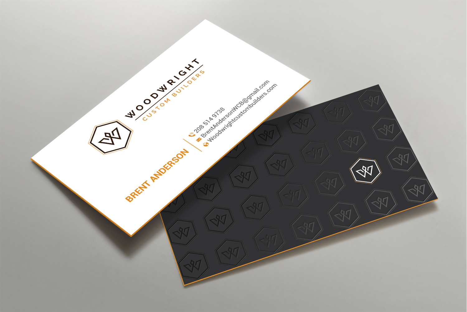Business Card Design by DesignShout for Woodwright Custom Builders LLC | Design #26687728
