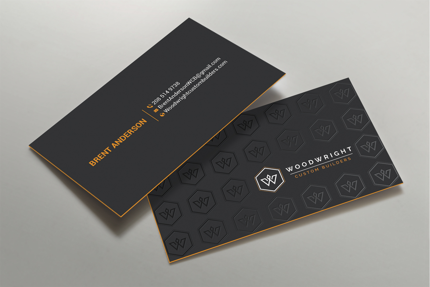 Business Card Design by DesignShout for Woodwright Custom Builders LLC | Design #26687780