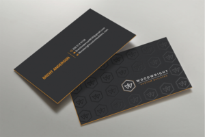 Business Card Design by DesignShout for Woodwright Custom Builders LLC | Design: #26687780