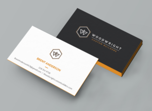 Business Card Design by DesignShout for Woodwright Custom Builders LLC | Design: #26687793