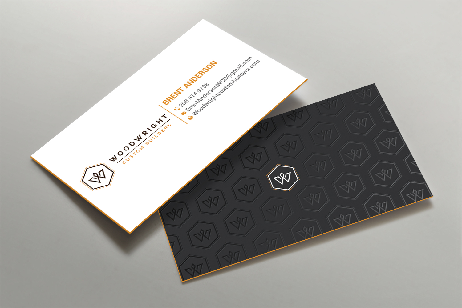 Business Card Design by DesignShout for Woodwright Custom Builders LLC | Design #26687795