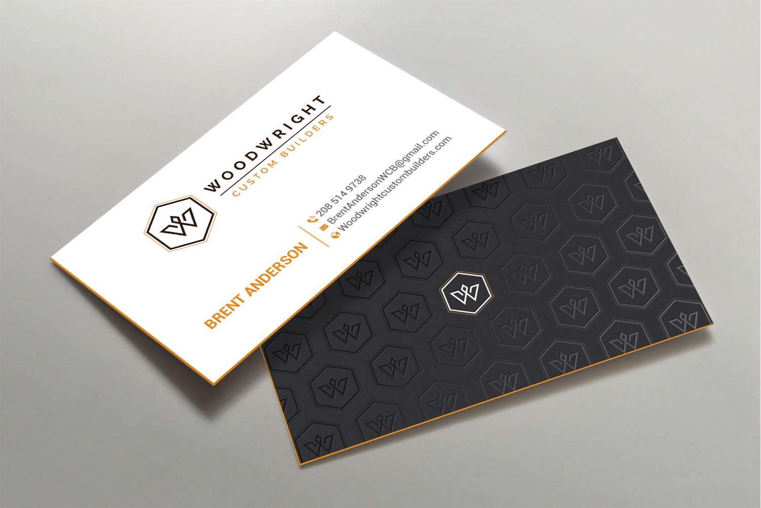 Business Card Design by DesignShout for Woodwright Custom Builders LLC | Design #26687796