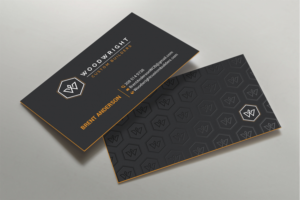Business Card Design by DesignShout for Woodwright Custom Builders LLC | Design: #26687811