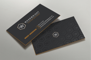Business Card Design by DesignShout for Woodwright Custom Builders LLC | Design: #26687814