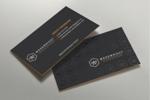 Business Card Design by DesignShout for Woodwright Custom Builders LLC | Design: #26698258