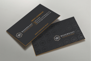 Business Card Design by DesignShout for Woodwright Custom Builders LLC | Design: #26698307