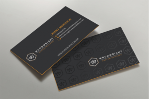 Business Card Design by DesignShout for Woodwright Custom Builders LLC | Design: #26698308