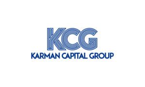 KCG in large font above                       Karman Capital Group  in small font below | Logo Design by trufya