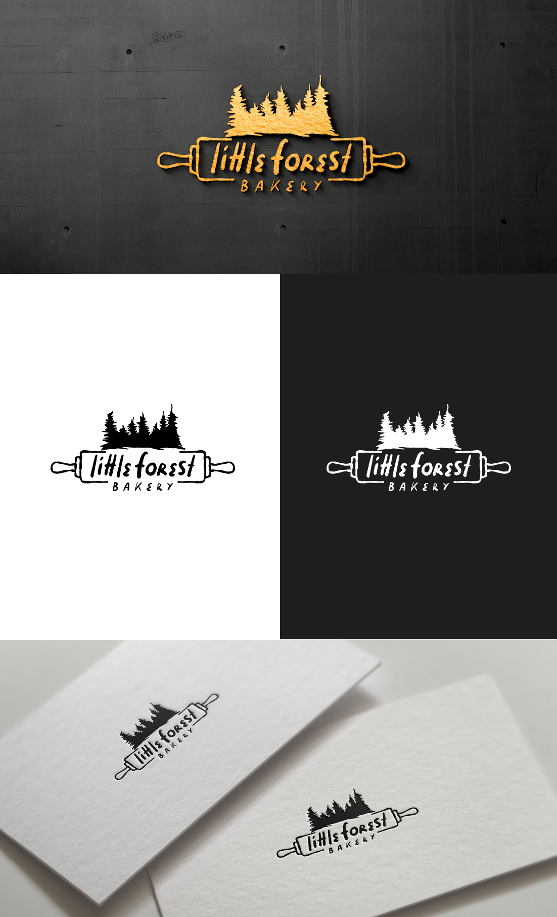 Logo Design by GLDesigns for Little Forest Bakery | Design #26658109