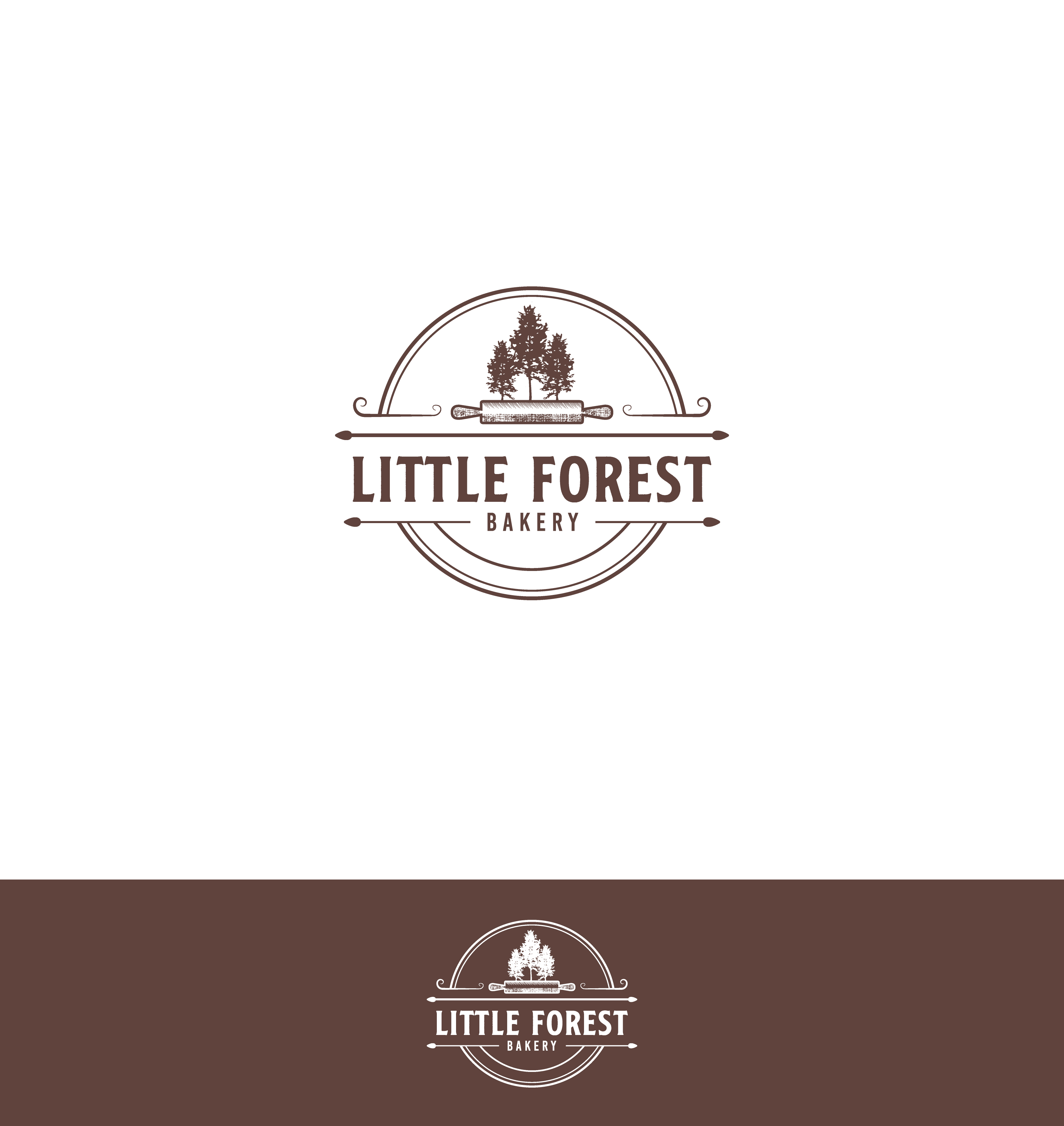 Logo Design by ecorokerz for Little Forest Bakery | Design #26655778