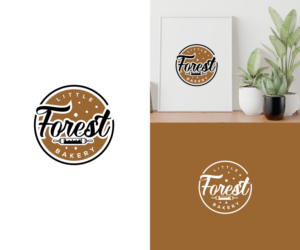 Logo Design by step forward 2 for Little Forest Bakery | Design: #26653646