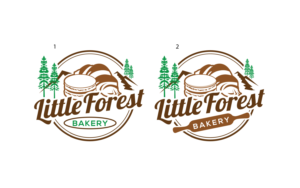Logo Design by geni for Little Forest Bakery | Design: #26658092