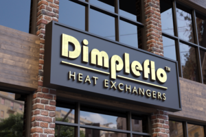Dimpleflo Heat Exchangers | Logo Design by makerlogoz
