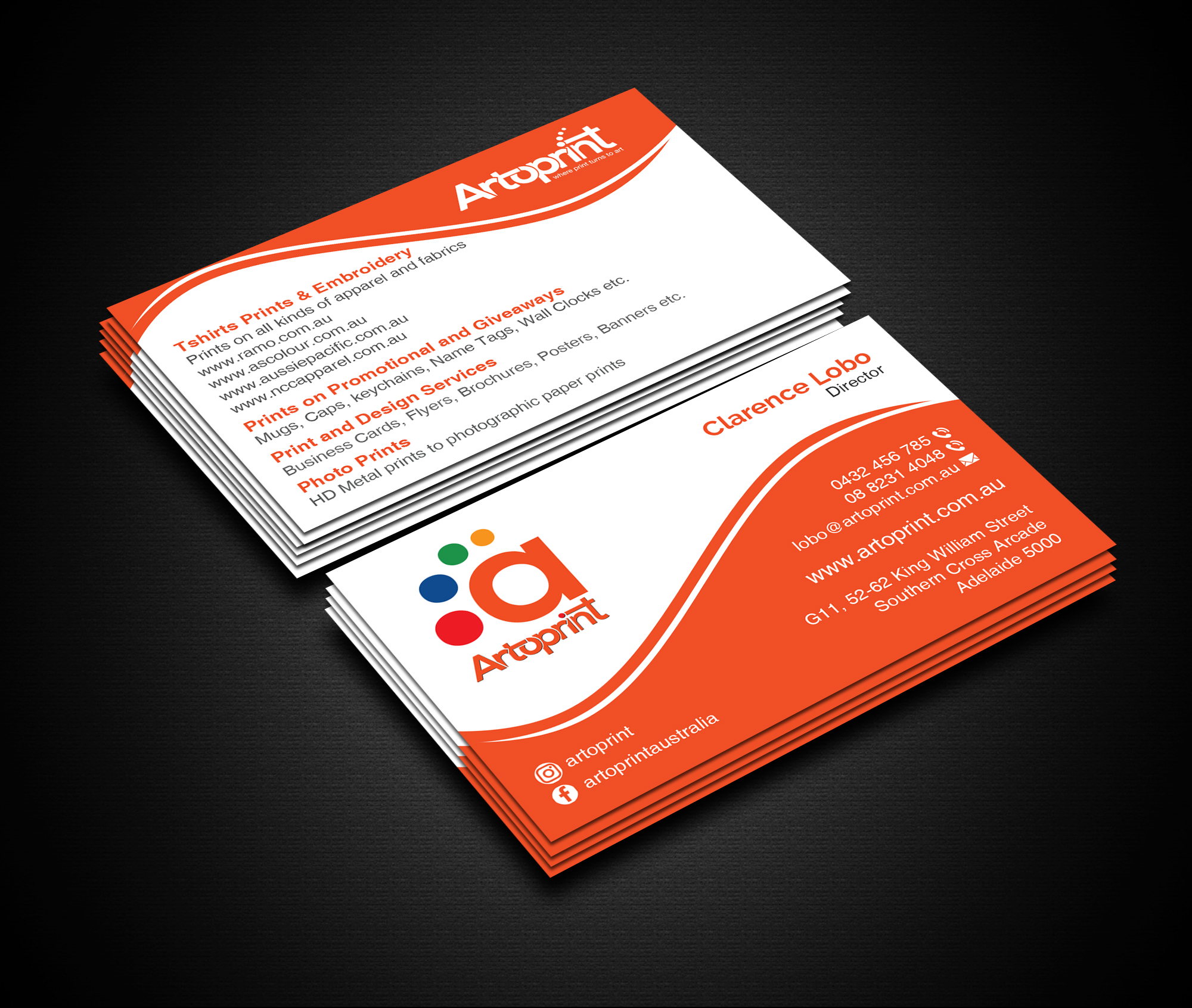 Business Card Design by Creations Box 2015 for this project | Design #26660922