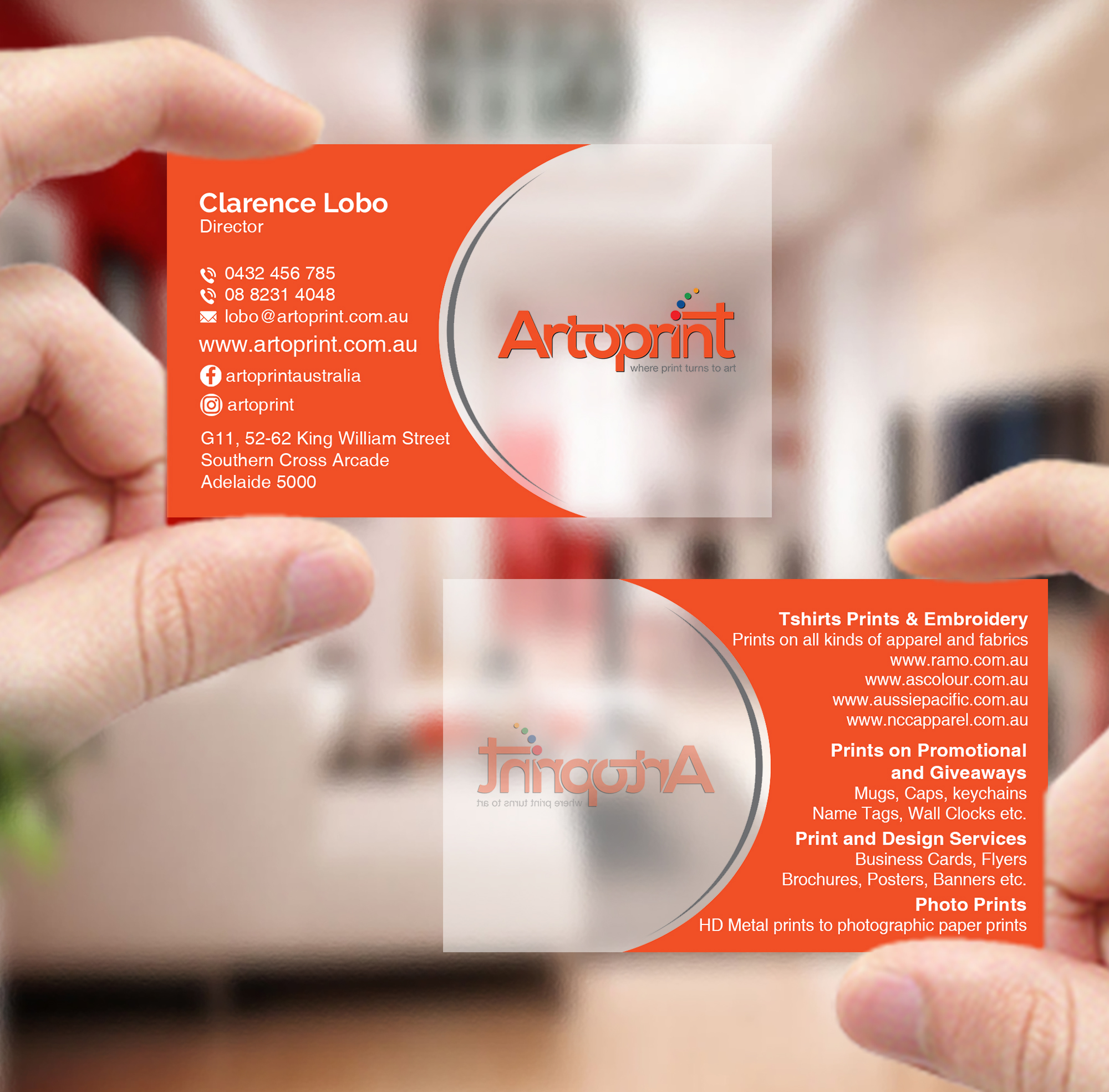 Business Card Design by Creations Box 2015 for this project | Design #26660923