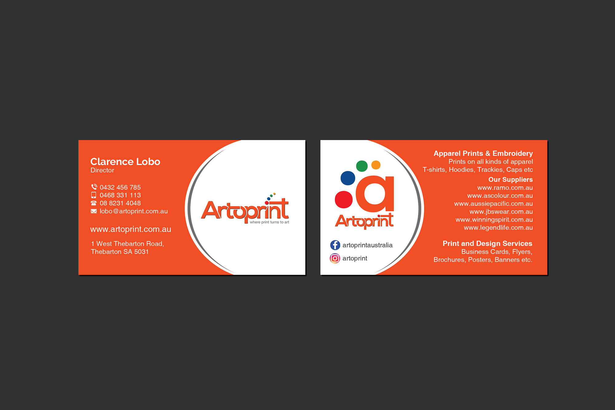 Business Card Design by Creations Box 2015 for this project | Design #26712873