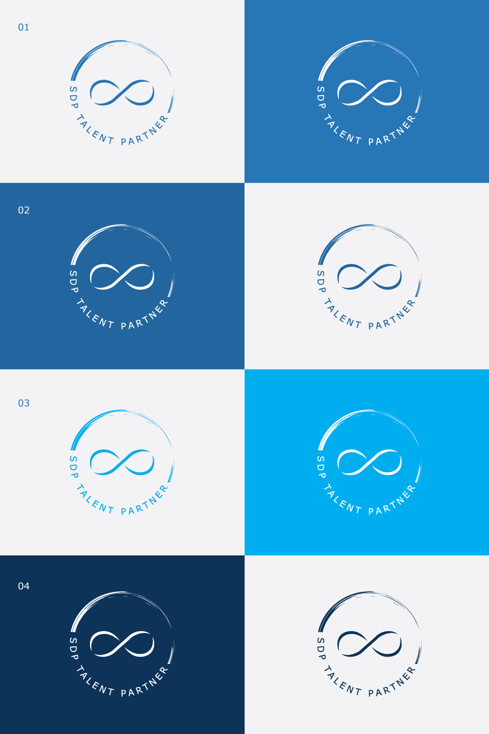 Logo Design by step forward 2 for SDP Talent Partner | Design #26677333