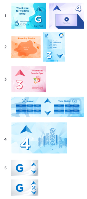  Lift display layouts for global brand | Diseño Gráfico por hover
