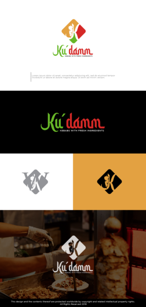 Ku´damm | Logo-Design von Kim Ji
