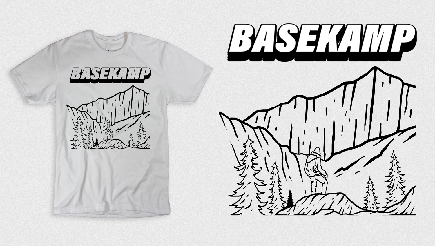 Diseño de Camiseta por Pudja Pratama Sakti para BASEKAMP | Diseño #26686581
