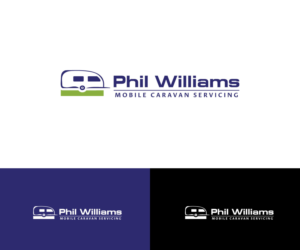 Phil Williams Mobile Caravan Servicing | Logo Design by makerlogoz