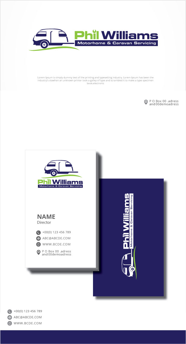 Diseño de Logo por graphicevolution para Phil Williams Caravan Engineer | Diseño #26661873