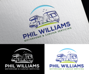 Logo Design by Dot Design 3 for Phil Williams Caravan Engineer | Design: #26741579