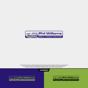 Phil Williams Mobile Caravan Servicing | Diseño de Logo por siti MWDesign