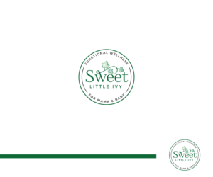Sweet Little Ivy, Functional Wellness for Mama and Baby | Logo Design by Fat Bat Man