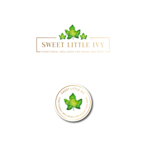 Sweet Little Ivy, Functional Wellness for Mama and Baby | Logo Design by Amethystica