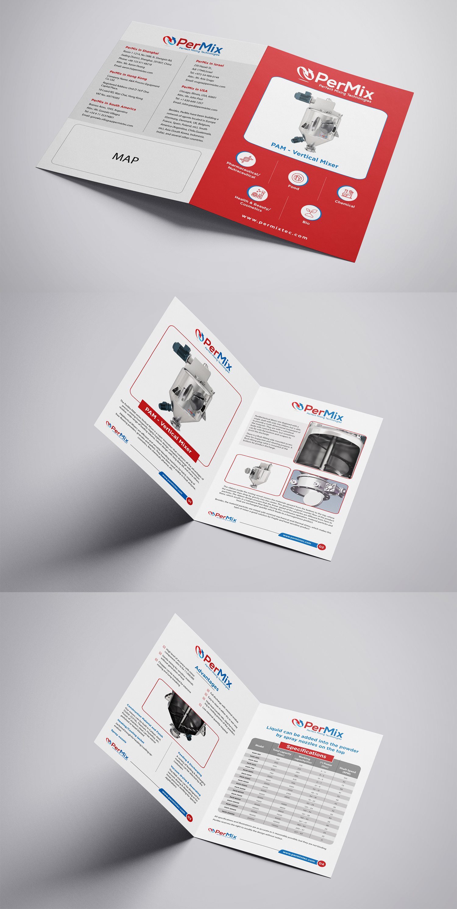 Brochure Design by debdesign for PerMix North America | Design #26668115